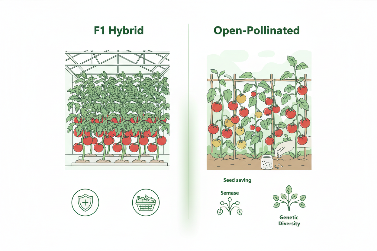 Hybrid vs Open-Pollinated Seeds: A Simple Explanation.