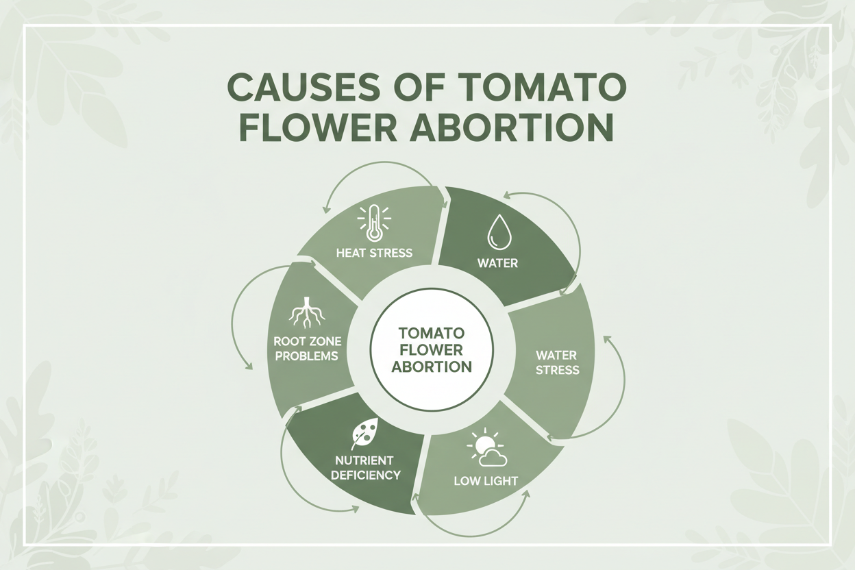 Why Do Flowers Abort in Greenhouse Tomatoes?