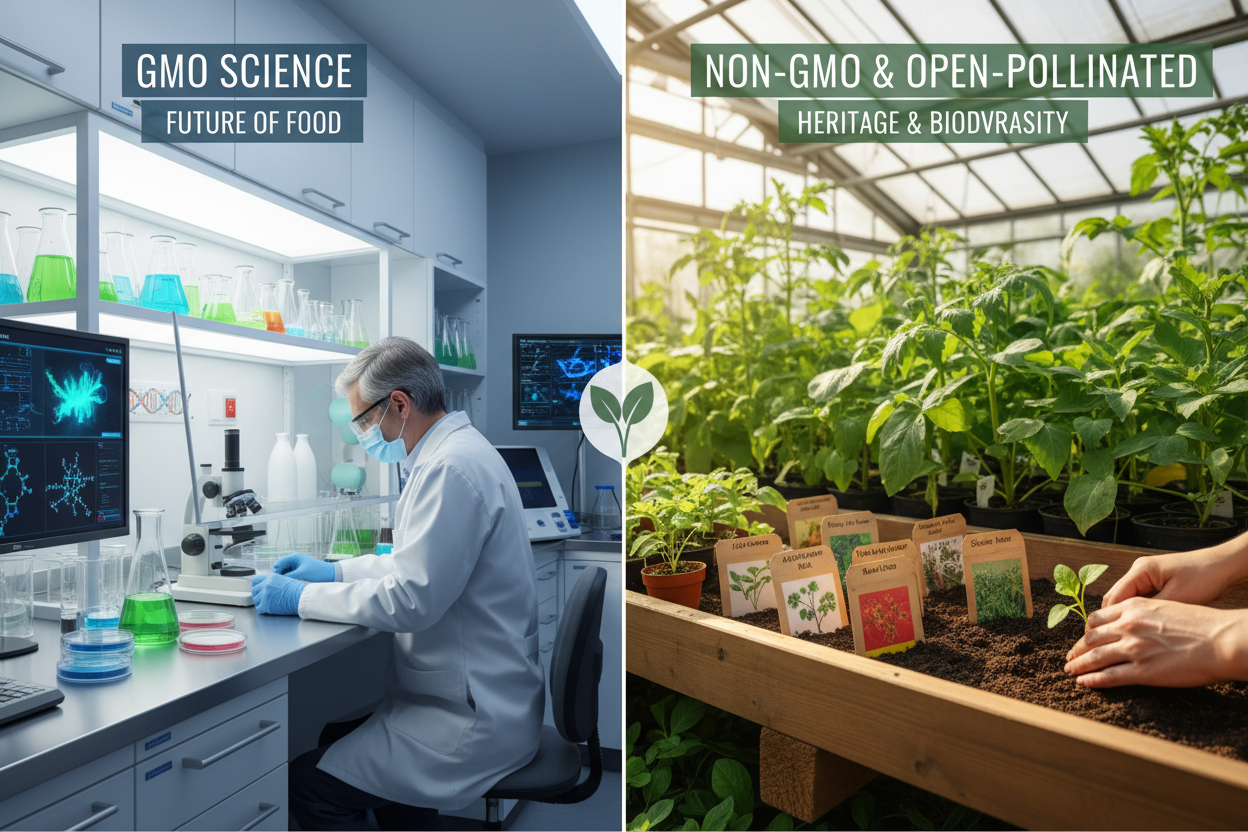 GMO vs Non-GMO Seeds: A Simple Explanation.