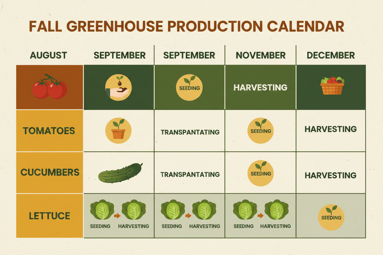 Preparing Your Greenhouse for Fall Production: Tomatoes, Cucumbers & Lettuce