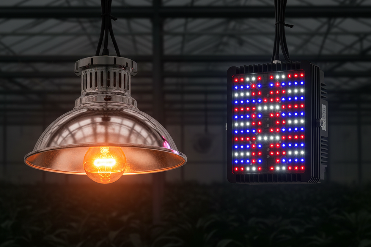 Artificial Light for Greenhouse Crops: LED, HPS, and How to Get It Right