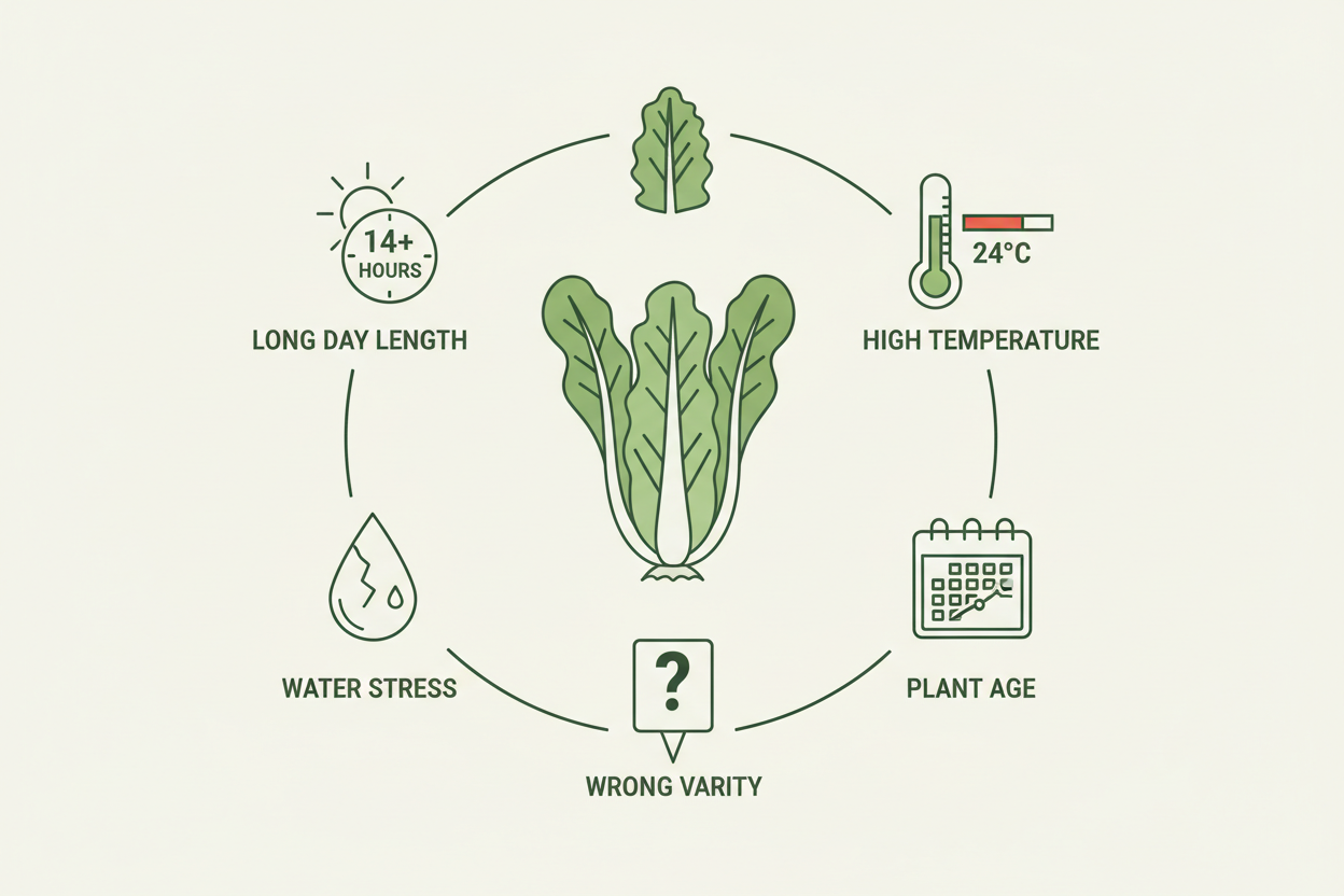 Why Does Greenhouse Lettuce Bolt — and How to Prevent It