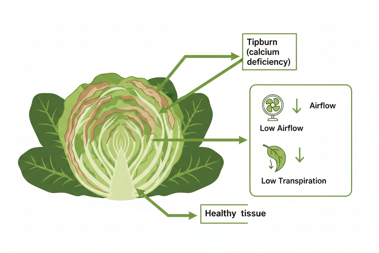 Controlling Tipburn in Hydroponic Lettuce