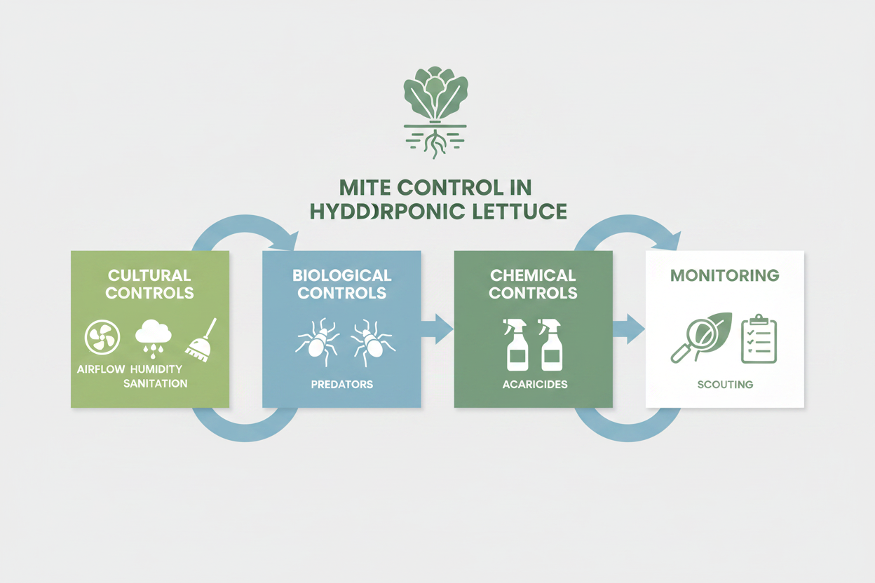Mite Control in Hydroponic Lettuce: Guide