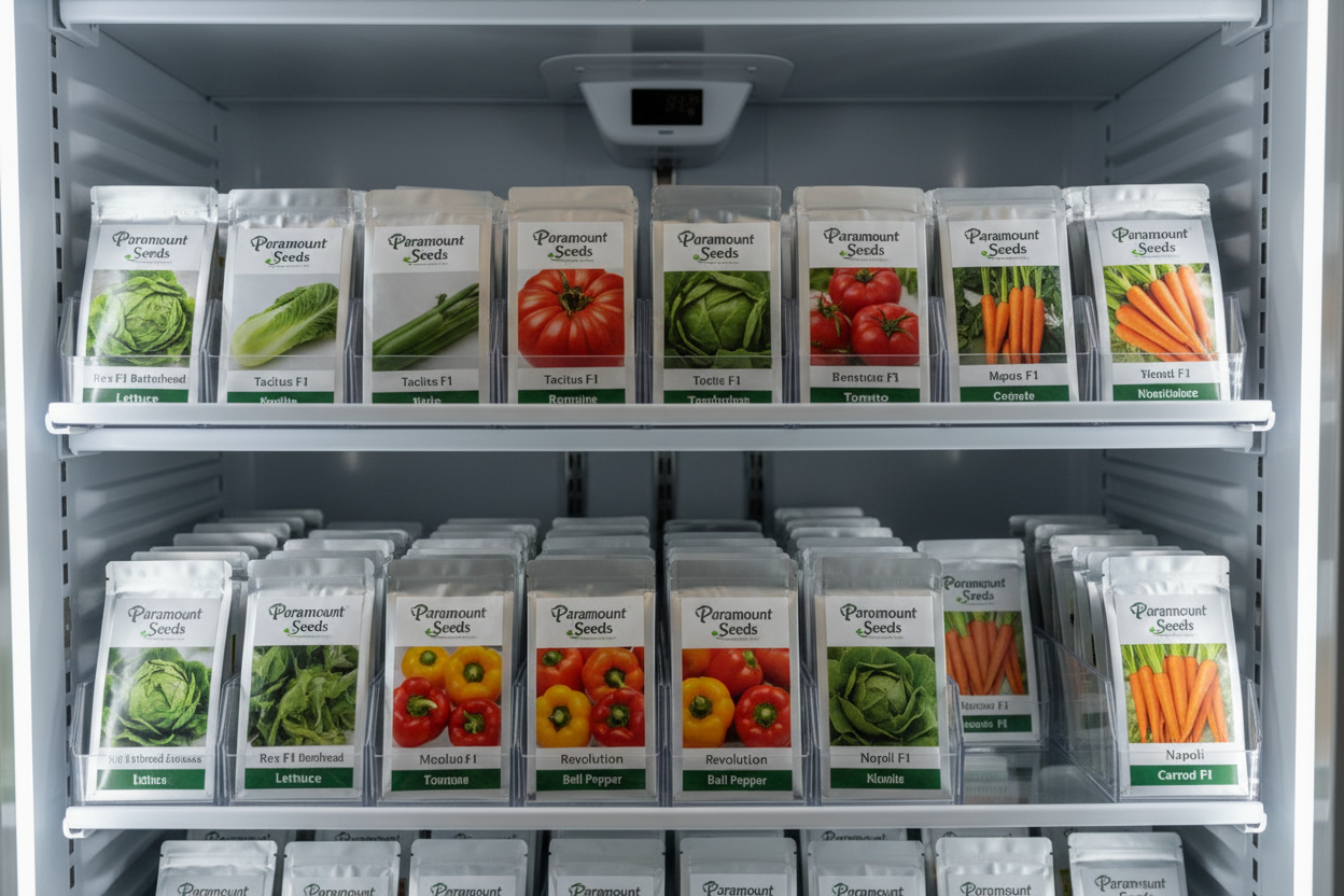 Psramount Seeds- packets stored in fridge