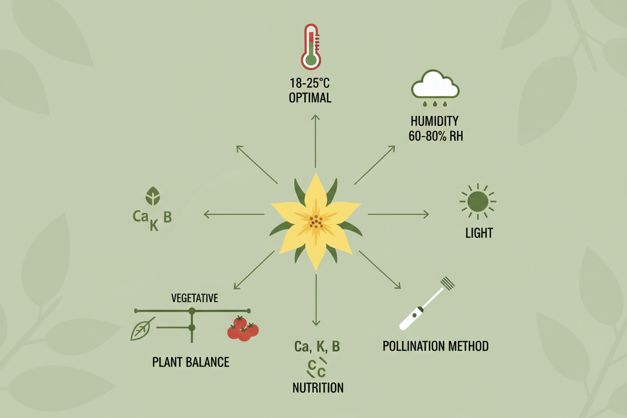 Tomato Fruit Set in Greenhouse Production: What Growers Need to Know